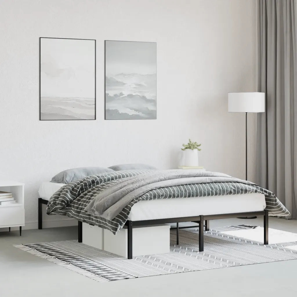 Giroletto in Metallo Nero 140x200 cm 373656