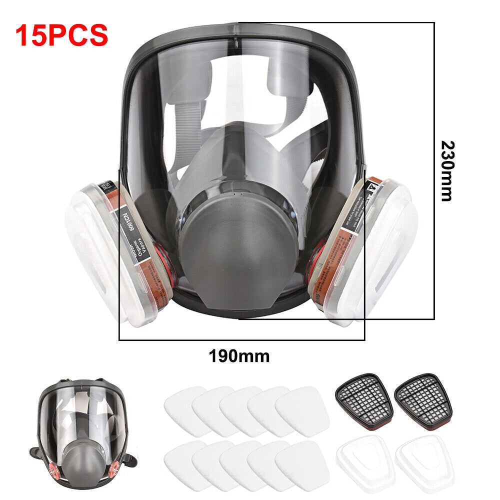 Maschera Antigas Facciale Completo 15-in-1 ¨C Xylo ¨C Protezione Respiratoria Chimica 95%