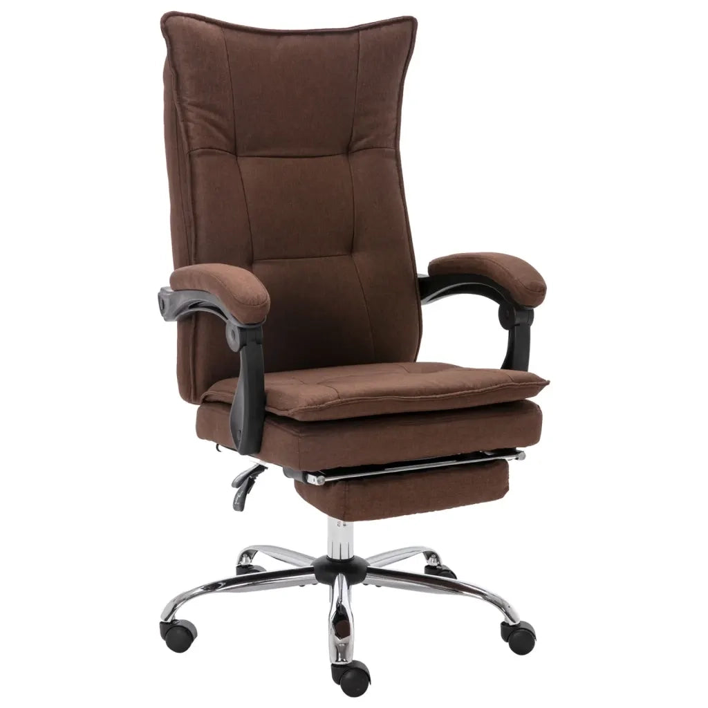 Sedia da Ufficio Marrone in Tessuto cod mxl 9248