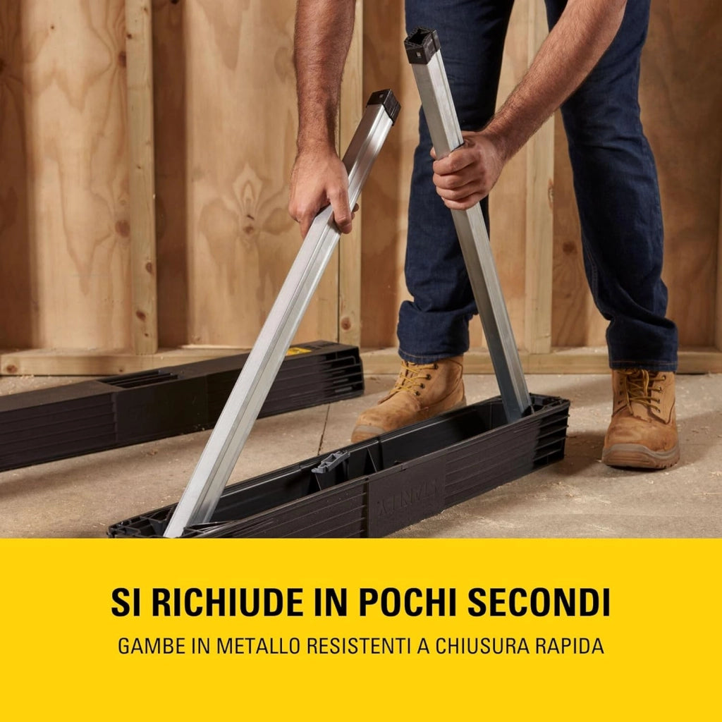 1-97-475 Coppia di Cavalletti Pieghevoli, 340 kg