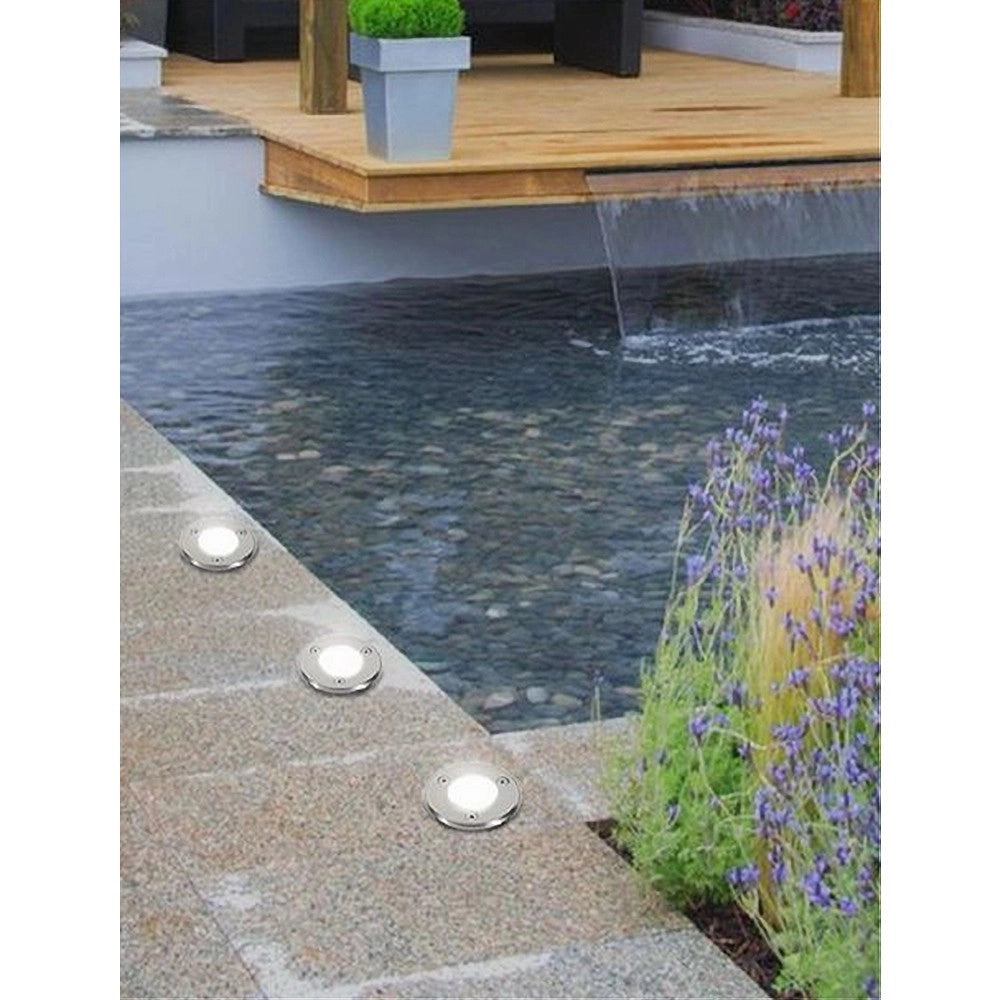 Trade Shop - Faretto Led Incasso Segnapassi Calpestabile 1,5 W Luce 4000k 6500k 3000k Es07 -