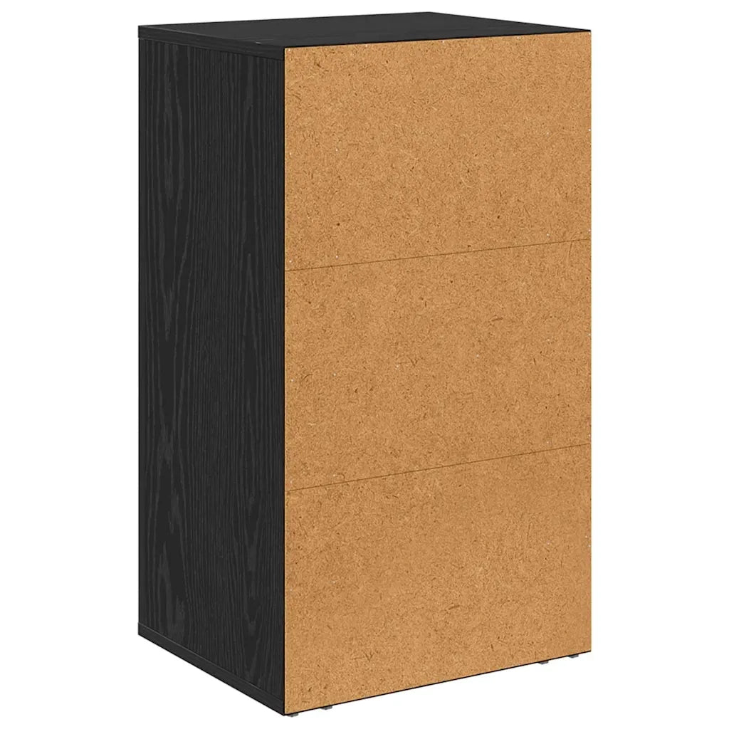 Credenza-Buffet-Armadio da cucina Rovere nero 40 x 33 x 70 cm Legno multistrato 159569