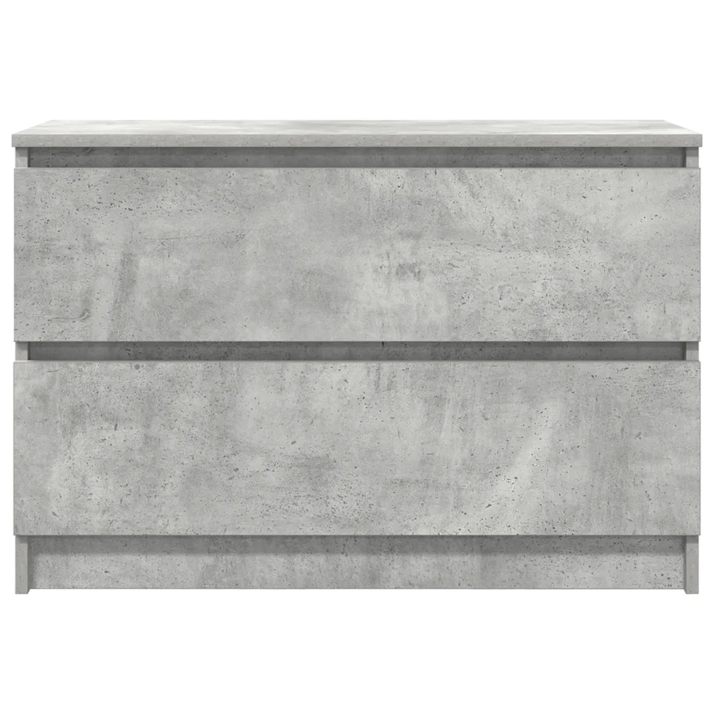 Mobile Porta TV Grigio Cemento 80x35x54 cm in Legno Multistrato