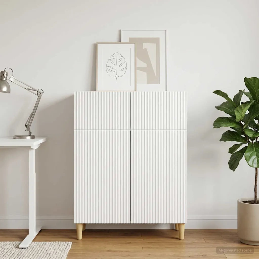 Credenza Bianco 66 x 34,5 x 90 cm Legno ingegnerizzato 894635