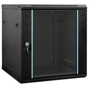 Armadio di rete dal design industriale per lo stoccaggio 60 x 45 x 65 cm in acciaio nero 02_0059070