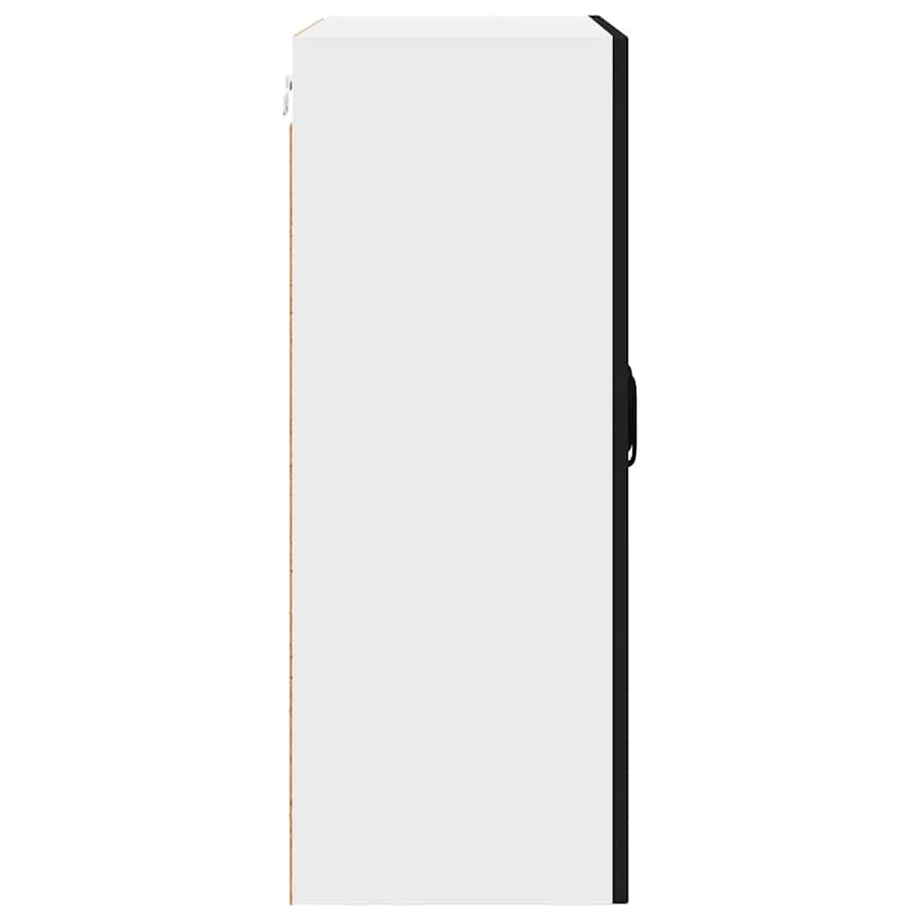 Mobile da cucina rettangolare con ampio spazio contenitivo 60 x 31 x 80 cm in legno composito nero 02_0053764