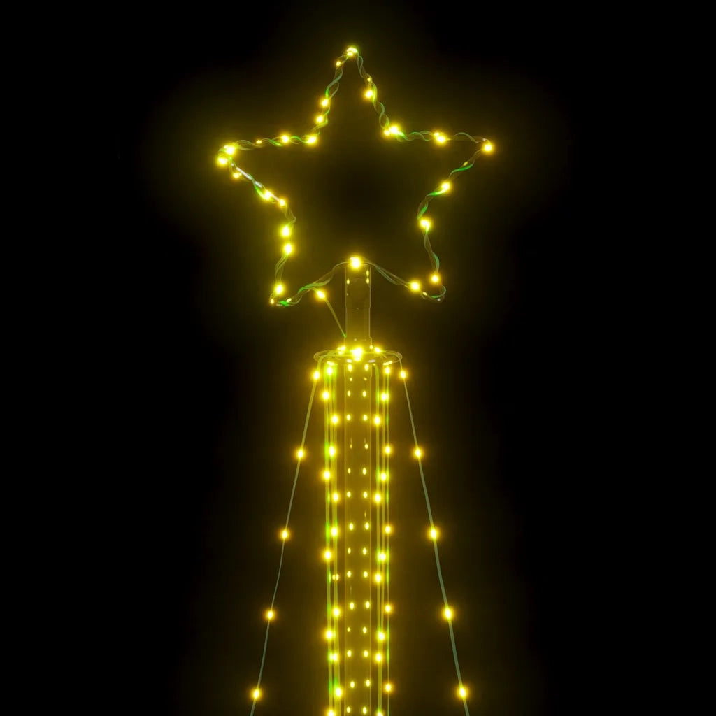 Albero di Natale a LED 483 LED Bianco Caldo 240 cm 4016412