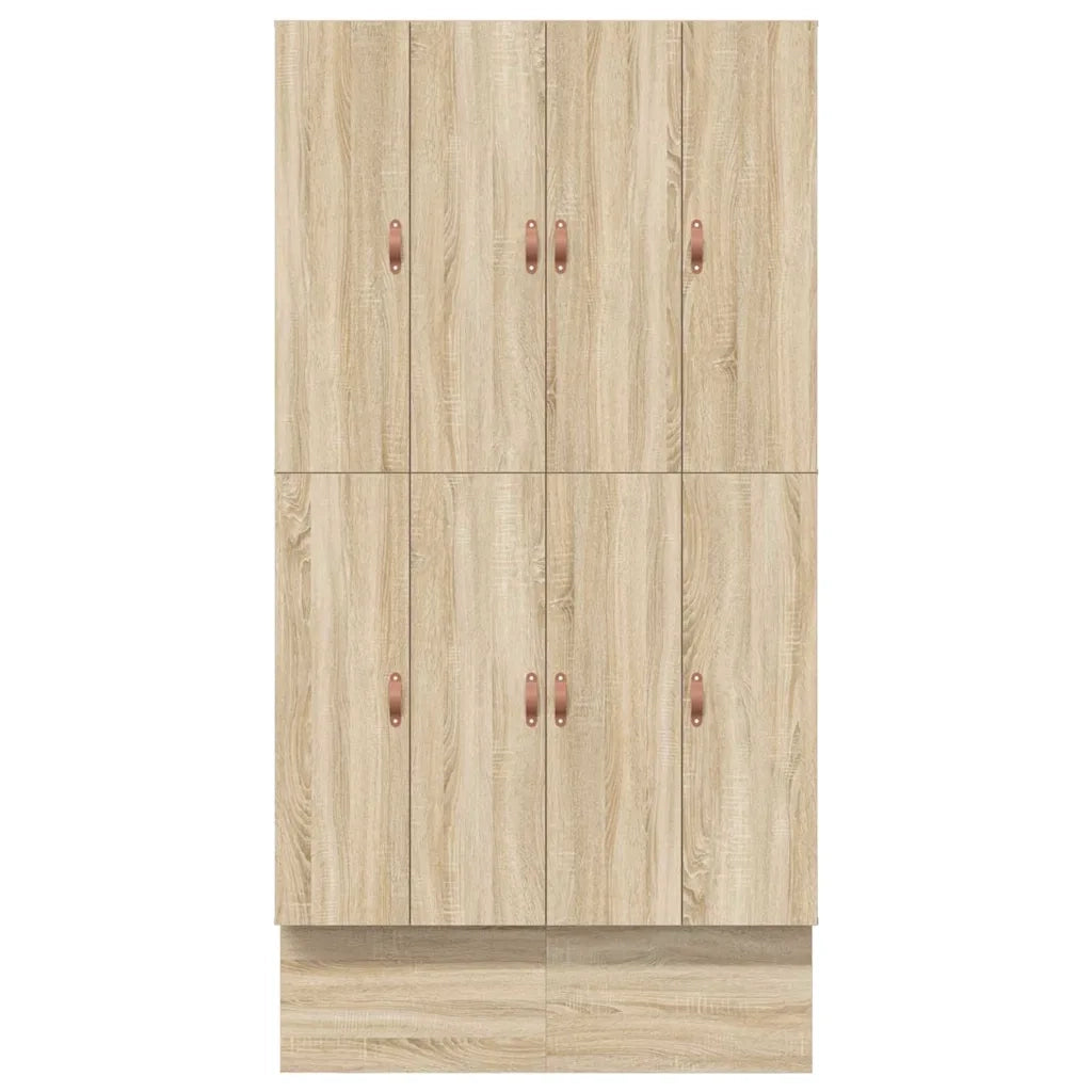 Struttura letto con contenitore Rovere Sonoma 120 cm 3335631