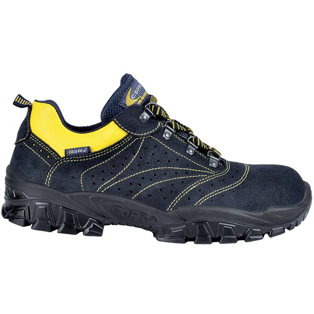 Trade Shop - Scarpa Arno Bassa Crosta Scamosciata Cofra Da Lavoro Antinfortunistica -    41