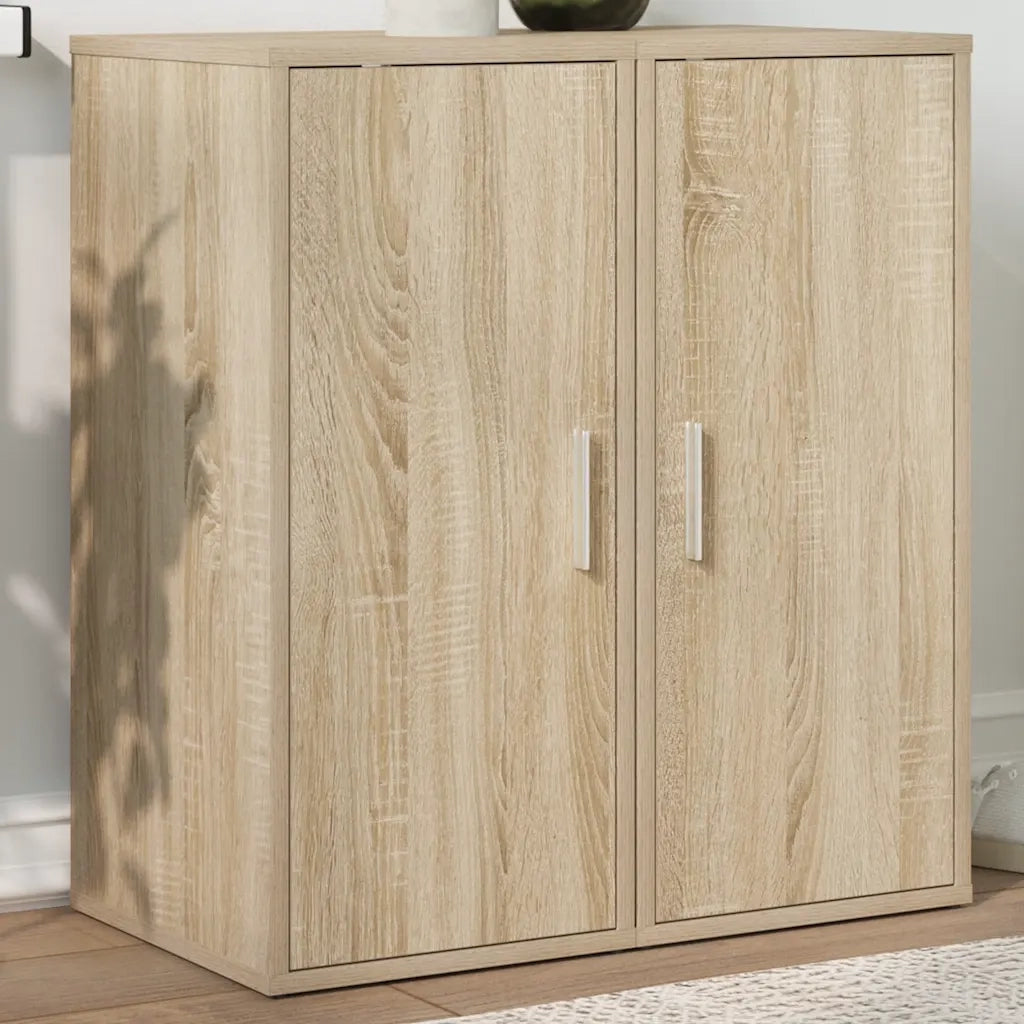 Scarpiere 2 pz Rovere Sonoma 32x35x70 cm in Truciolato