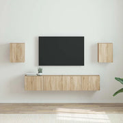 Mobile TV da parete 2 pz-Set di 2 Mobile TV a Muro-Credenza TV Sonoma 30 x 31 x 40 cm