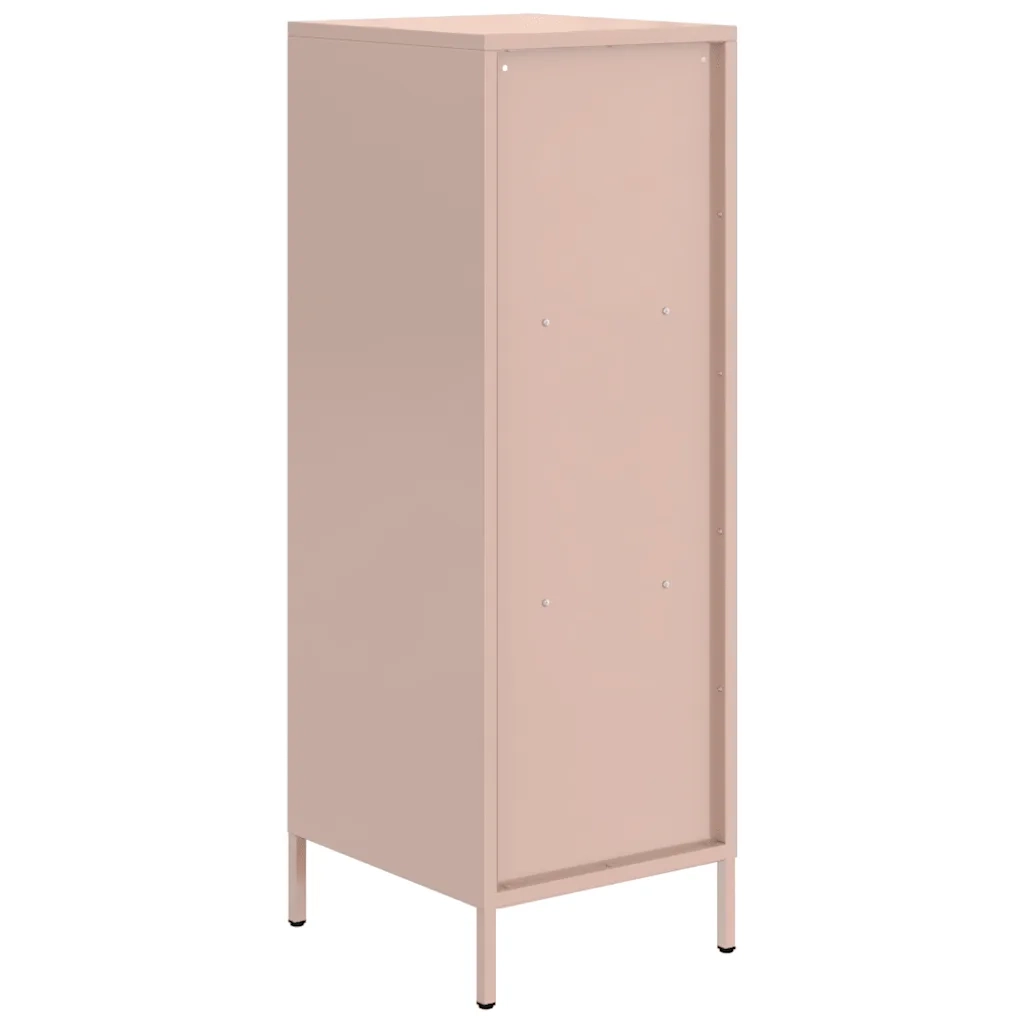 vidaXL Credenza Rosa 35x39x103,5 cm in Acciaio