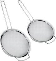 Vergi di cucina a doppia larghezza - Ø 16 cm + Ø 20 cm - Acciaio inossidabile argento