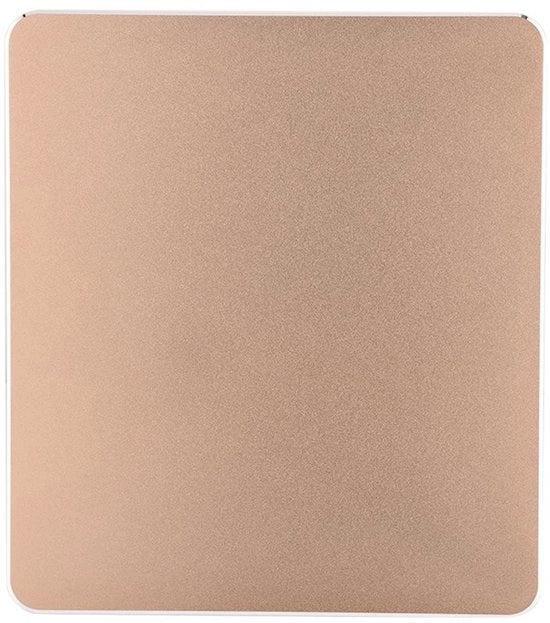Muismat Bifacciale in Alluminio - Muismat da Gioco - Muismat Rigido - Precisione nella Gestione - 18x16 cm - Grip Fermo
