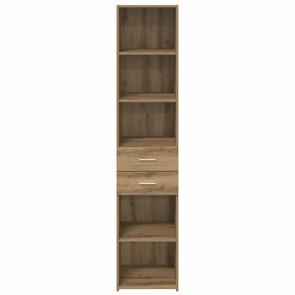 Credenza con Cassetto-Buffet-Armadio da cucina Rovere artigianale 40 x 42,5 x 185 cm