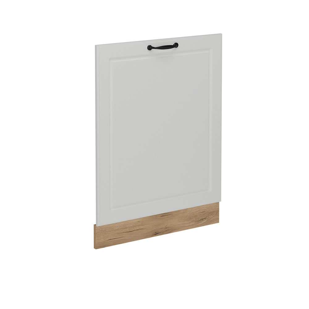 Pannello frontale della lavastoviglie R-Line Bianco rustico/Rovere dorato 60 cm senza piano di lavoro Vicco