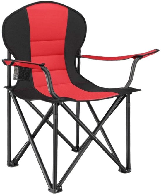 Sedia da spiaggia - sedia da campeggio pieghevole - Posti all'aperto - imbottitura in schiuma - max 250 kg - 90 cm x 55 cm x 102 cm