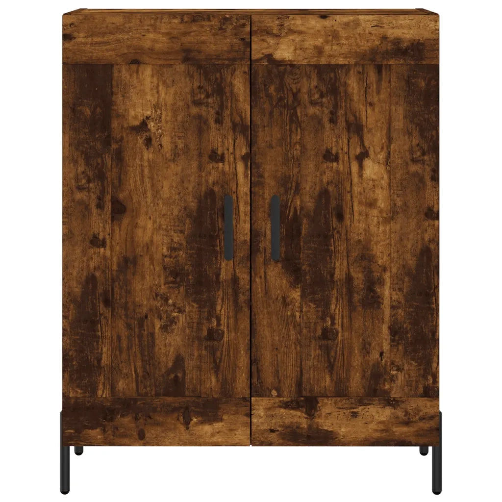 Credenza Rovere Fumo 69,5x34x90 cm in Legno Multistrato 830209
