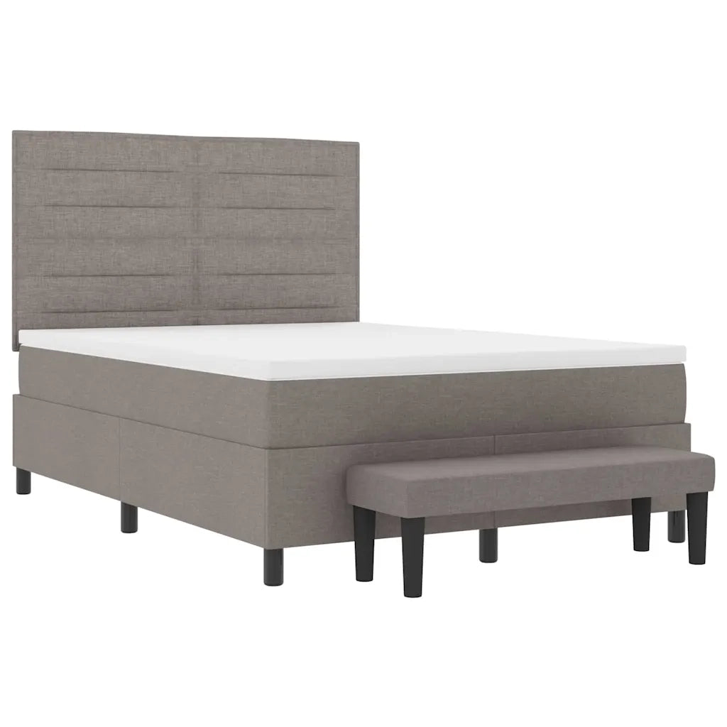 Letto a molle con testiera Talpa 140 x 190 cm Tessuto 3343992