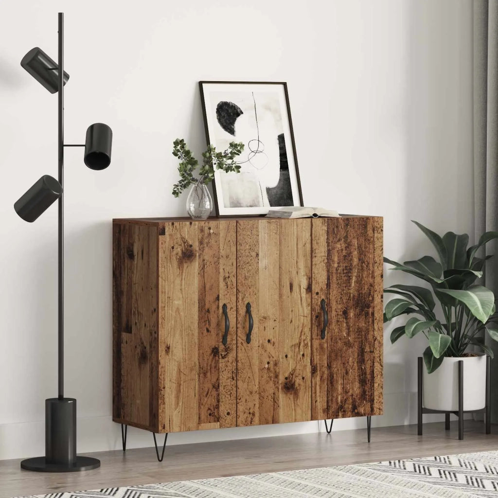 Credenza Legno vecchio 90 x 32,5 x 80 cm Legno multistrato 879582