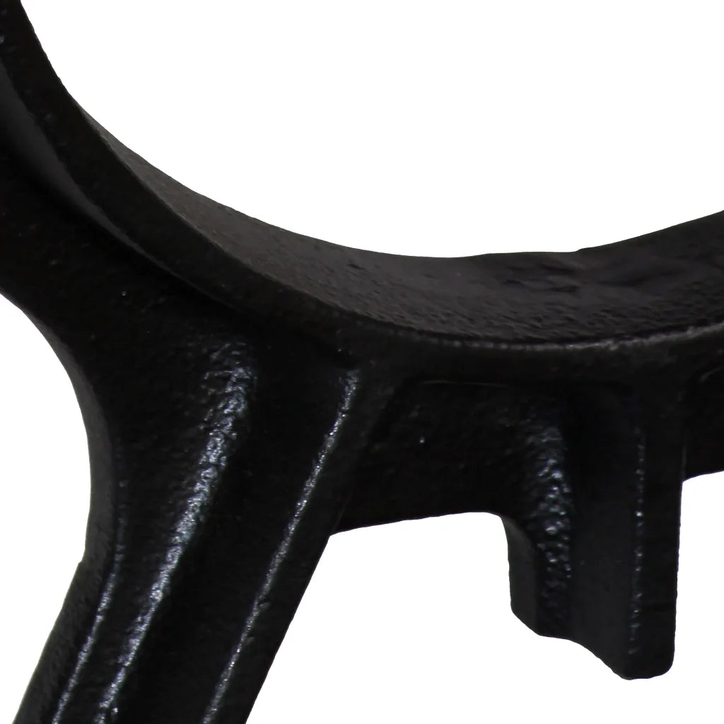 Gambe per Panca 2 pz a Forma di O in Ghisa 245428