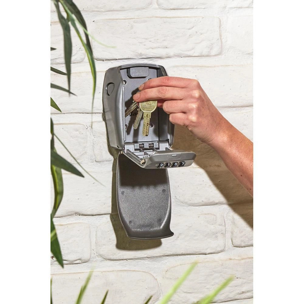 Master Lock 5415EURD Cassaforte per Chiavi Montaggio a Parete Combinazione 4 Cifre Zinco colore Grigio