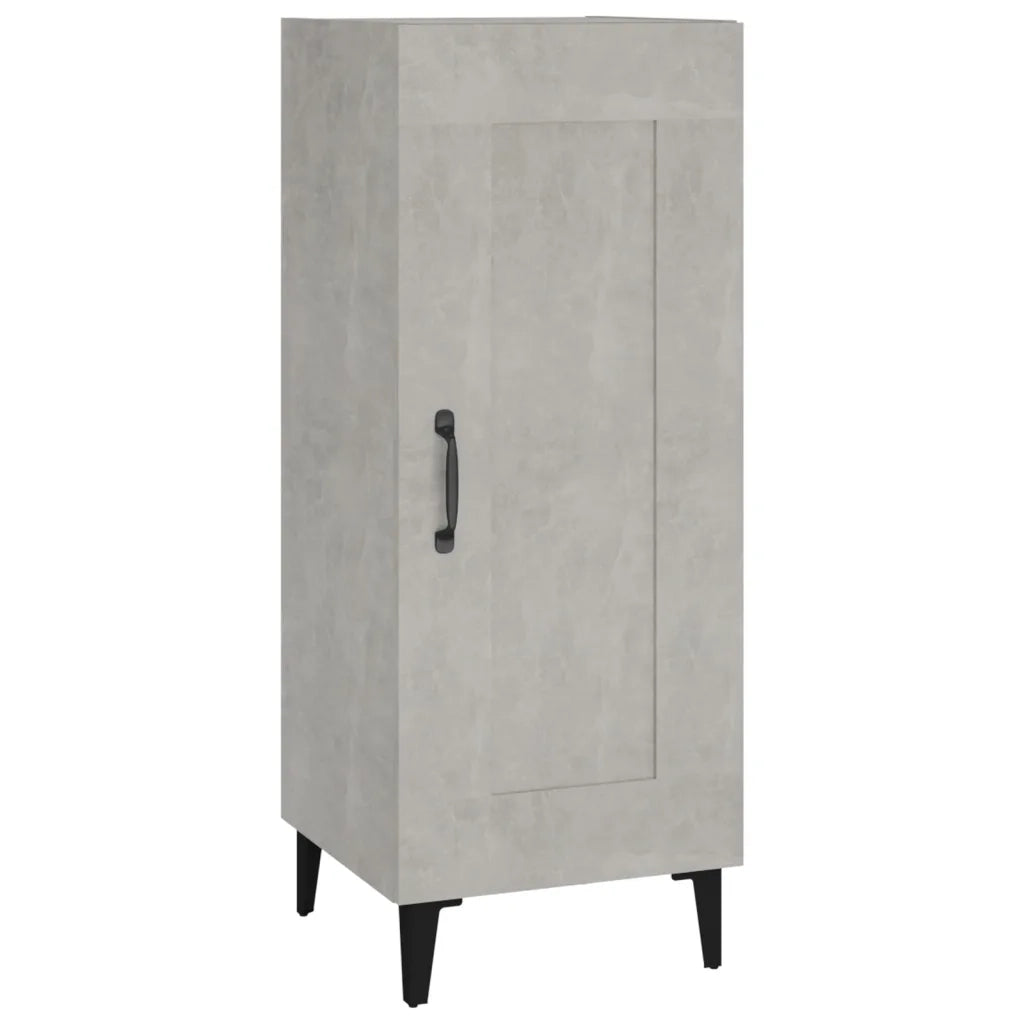Credenza-Buffet-Armadio da cucina Grigio Cemento 34,5x34x90 cm in Legno Multistrato 982044
