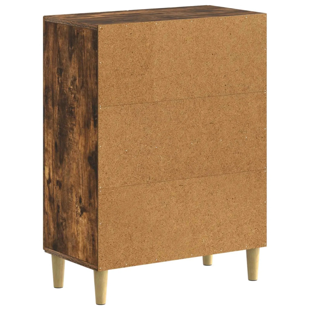 Mobiletto da Bagno ARNHEM Rovere Fumo 59,5 x 31 x 80 cm 896620