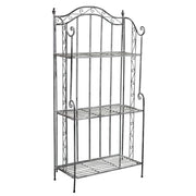 Eatagere bianco ossidato in Acciaio cm 60x32x128 - NARDI