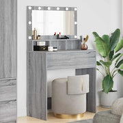 Tavoli da Trucco per Camera da Letto con cassetto Grigio Sonoma