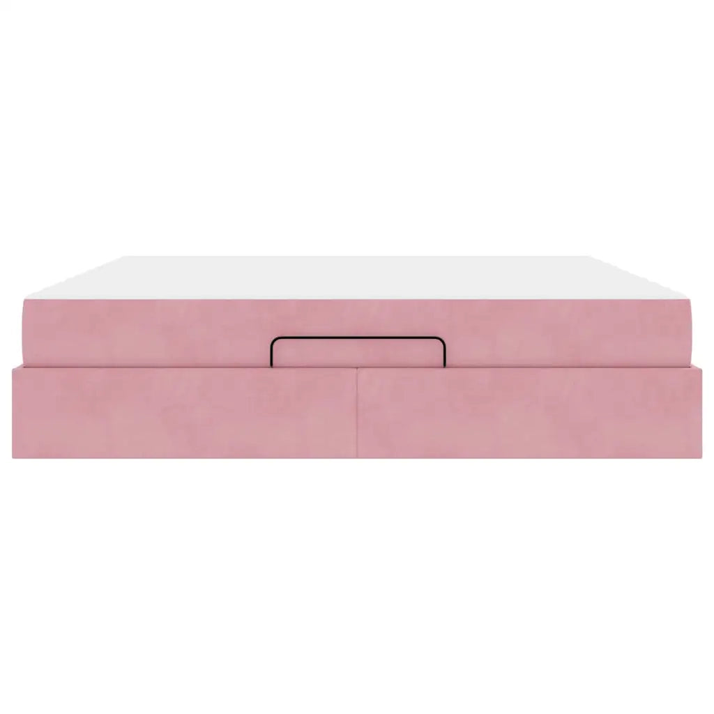 vidaXL Struttura del letto Rosa 180 x 200 cm Velluto