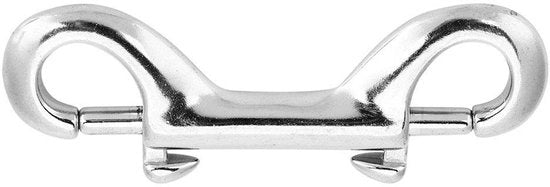 Clip di catena in acciaio inossidabile 316, resistente alla corrosione, con applicazioni come clip da duiker, musketon e carabina, nonché come hanger per chiavi