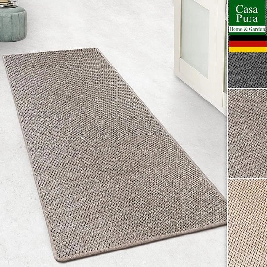 Tappeto personalizzabile per cucina, ingresso e soggiorno - pendenza sisal a misura di metro - copertura pavimento morbida e duratura