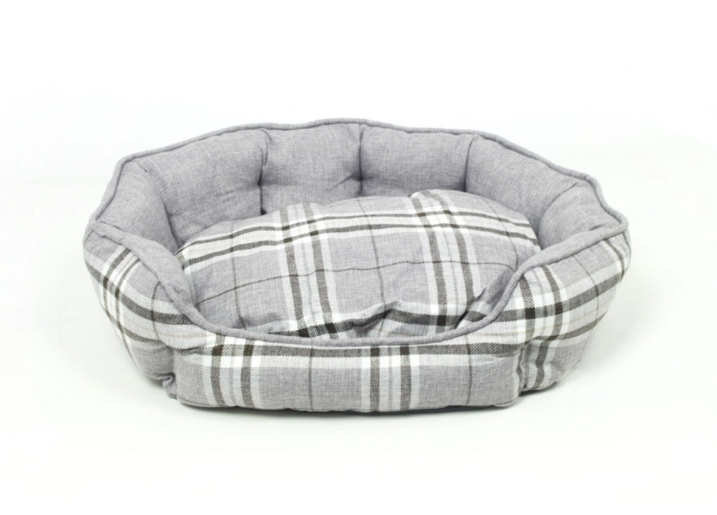 Cuscino Per Animali Domestici Con Retro Antiscivolo Modello Tartan