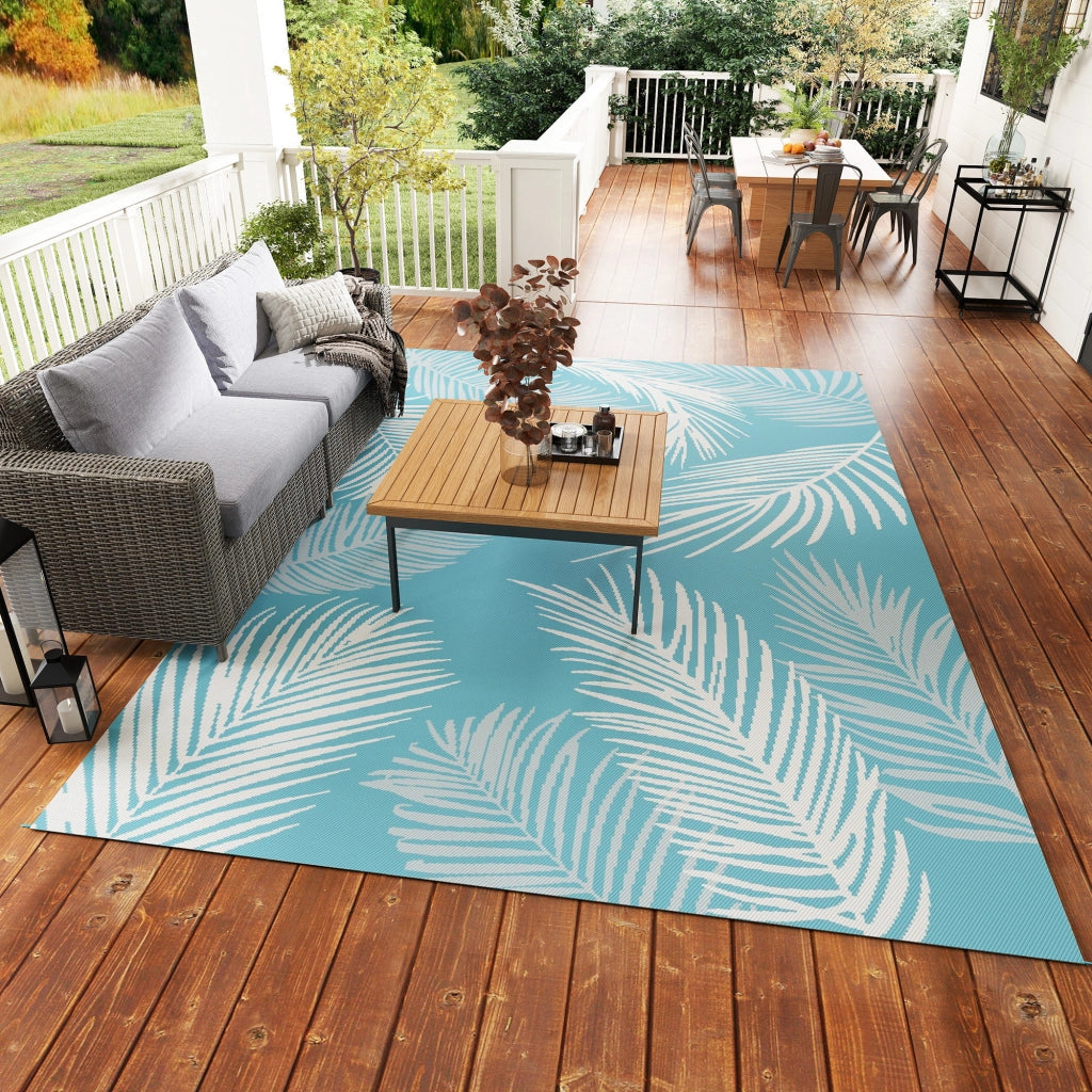 Tappeto esterno reversibile ¨C zephmum ¨C blu 274x182 cm