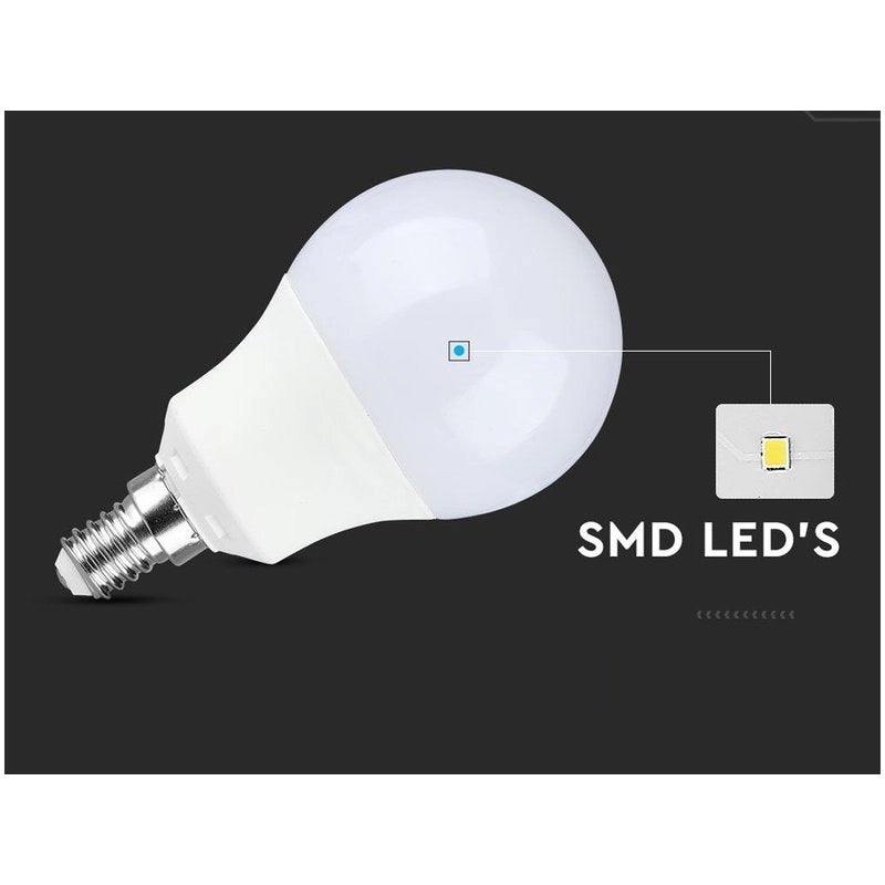 Lampada A Led E14 A58 9W 806LM Forma Bulbo SKU-21114, Disponibili 3000K 4000K 6400K (Bianco Neutro 4000K)