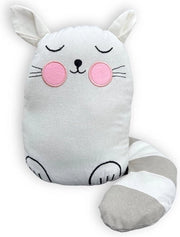 Pompa di schiuma per fermare porte 1 kg - design divertente per decorazione elegante - Gatto a fumetti bianco
