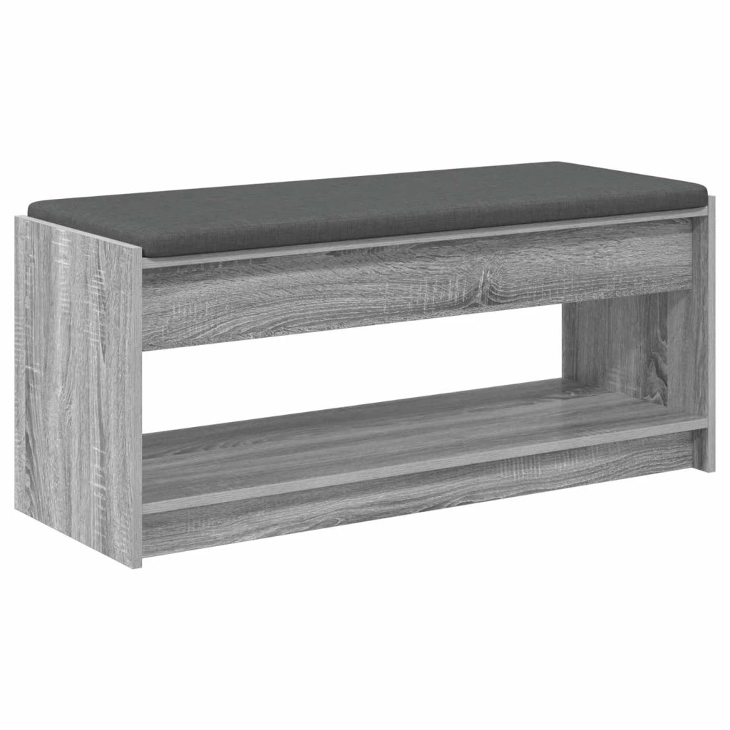Panca per ingresso Sonoma grigia 103 x 38 x 45 cm 891589
