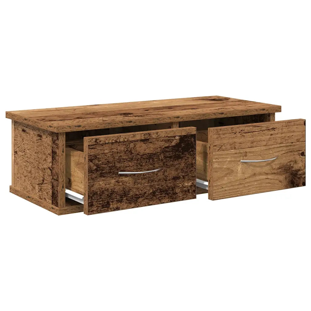 Armadietto a Muro Legno Antico 60x26x18,5 cm in Truciolato 855858