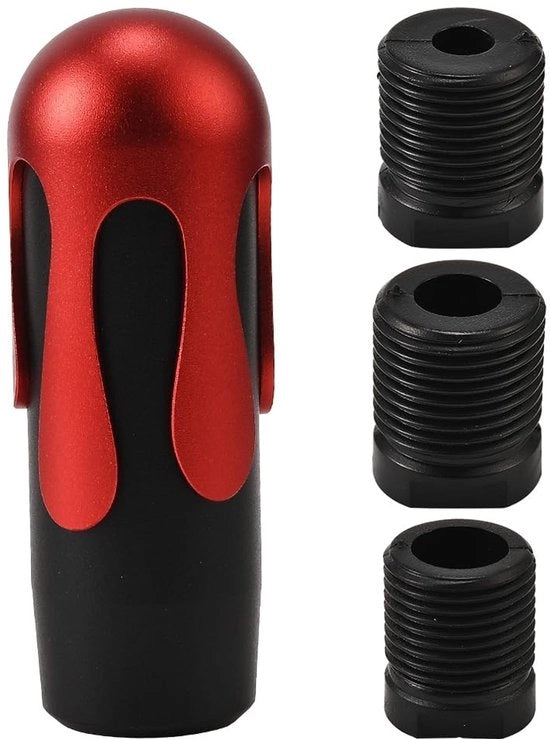 Accessorio di cambio di marcia per auto - Design moderno - Nero Rosso - Adatto per diversi modelli di auto - Unico interruttore di cambio