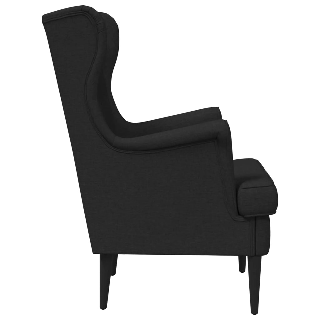 Divano Sedia-Poltrona-Poltroncina Nero Tessuto 206471