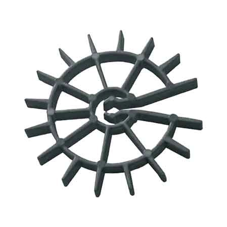 DISTANZIATORE CIRCOLARE PER CASSERO   H 10 mm - Ø tondino 4-8 mm - 1000 pezzi