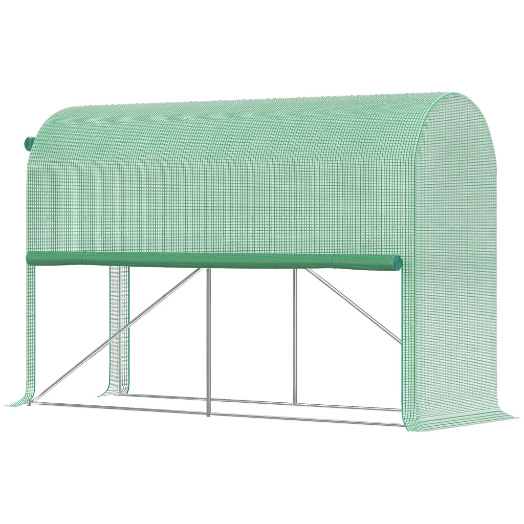 Serra da giardino in polietilene ¨C zephmum ¨C verde 300x100x200 cm