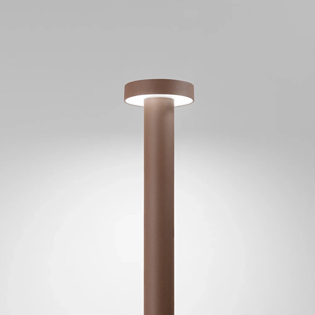 Paletto Esterno Moderno Stool Alluminio Corten Led 12W 3000K Ip65