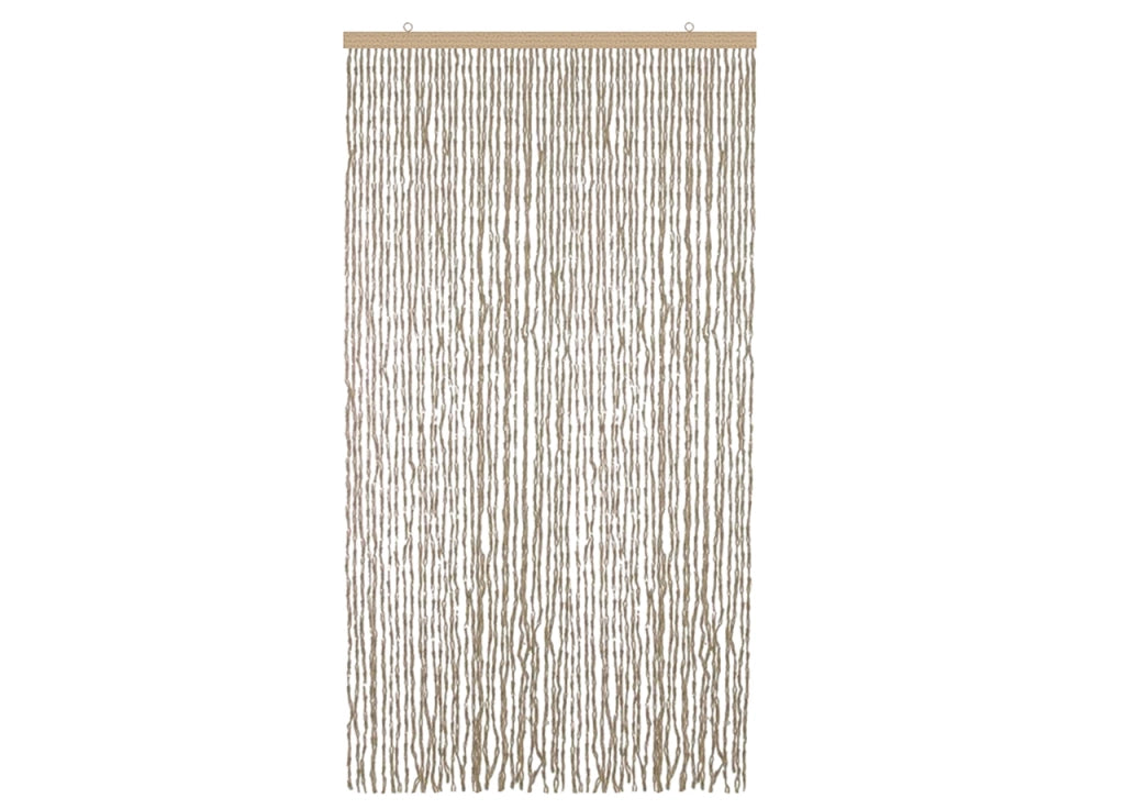 Tenda Antimosca Antirumore Caduta Pannello Porta Finestra Casa Mais - 100X220 - Naturale