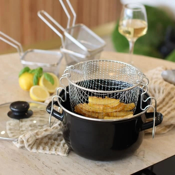 Friggitrice con il coperchio 26 centimetri