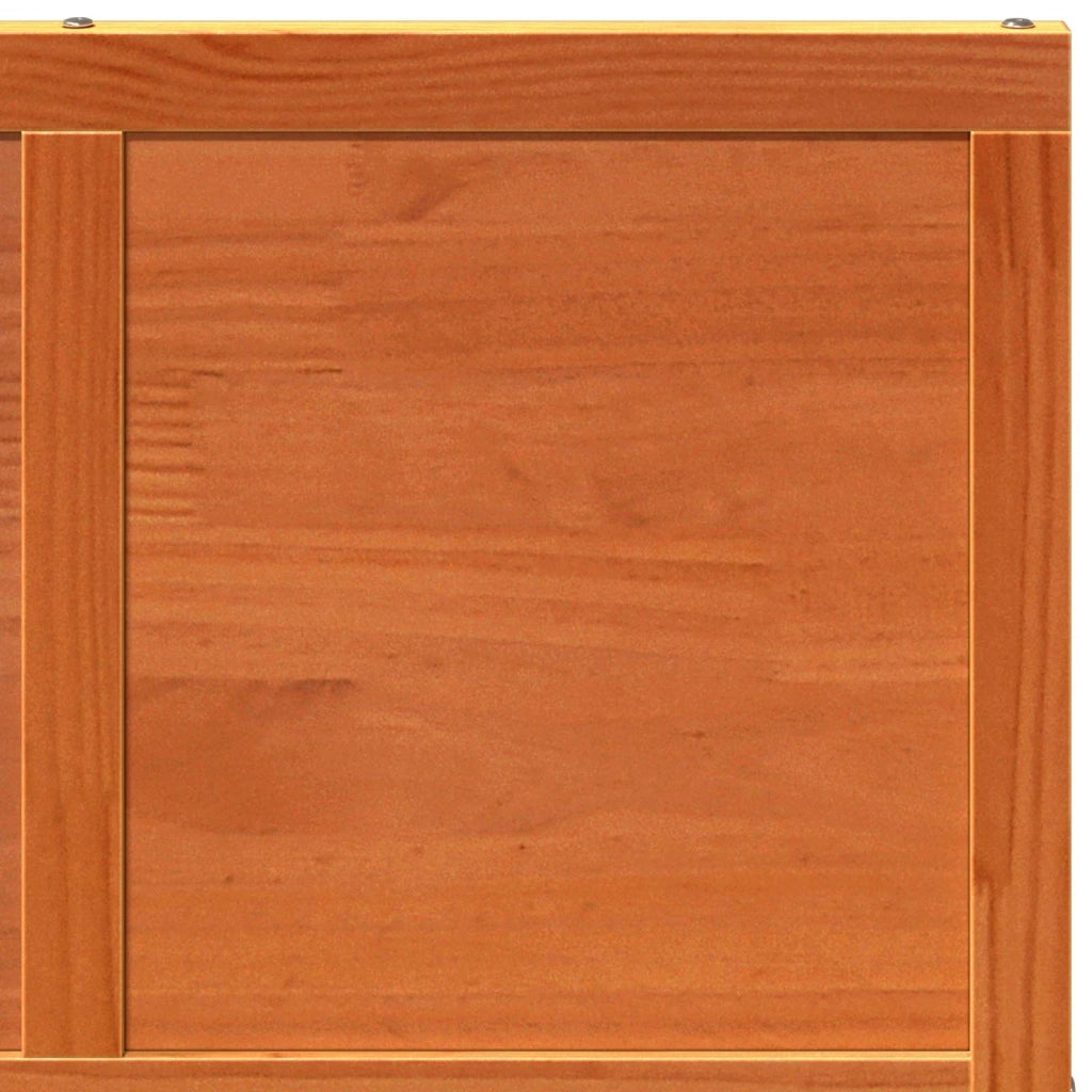 Porta del fienile Marrone cerato 80 x 208 cm 860858