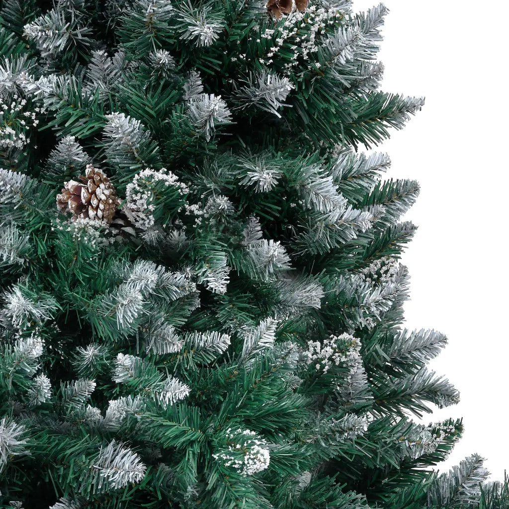 Albero di Natale Artificiale con Pigne e Neve Bianca 150 cm 321015