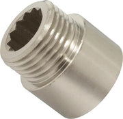 Connettore di allungamento per tubi idraulici - 1/2" - 15 mm - metallo