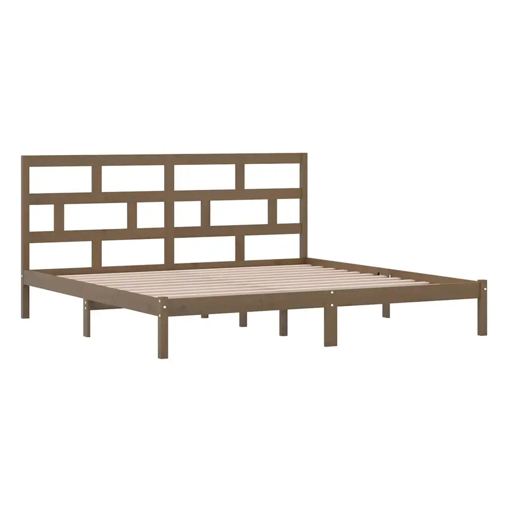 Giroletto Ambra senza Materasso in Legno di Pino 200x200 cm 3101241